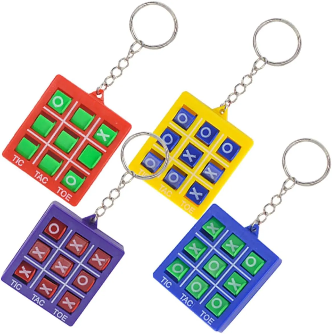 Toe Keychains Boys and Girls Chess Game Keyring Cool Keychains for Boys and Girls Goodie Bag Stuffers Educational Toys