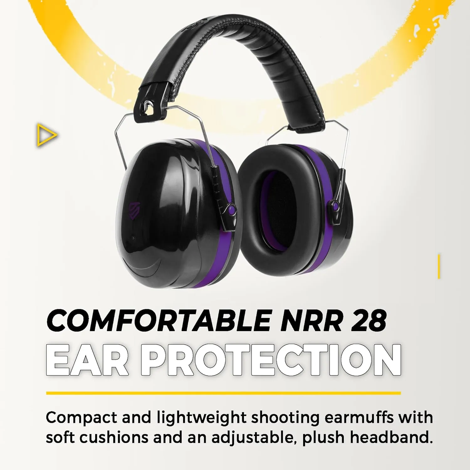 TradeSmart All-in-One Shooting Ear Protection - Comfort  NRR 28 Earmuffs, Glasses & Earplugs   Carry Case