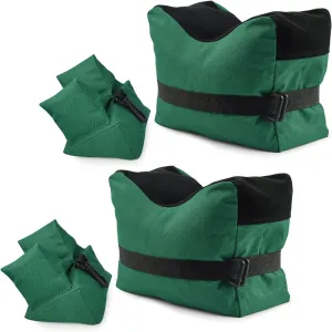 Twod Outdoor Shooting Rest Bags - Target Sports Bench Rest with Front & Rear Support SandBag Stand Holders for Gun Rifle Shooting Hunting Photography - Unfilled