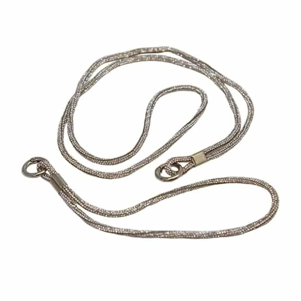 Universal Cell Phone Diamond Lanyard Compatible with all smart phone - 1x Diamond Nylon Neck Strap, 1x Diamond Wrist Strap(20cm) - Gold