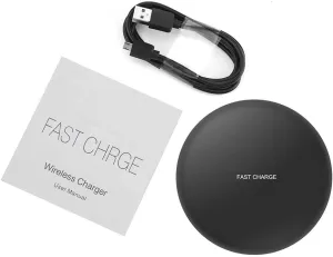 UrbanX OptiPad Fast Wireless Charger Pad for Vertu Signature Touch - 10W Fast-Charging Soft Touch Top