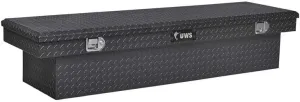 UWS EC10382 66-Inch Gloss Black Heavy-Wall Aluminum Truck Tool Box, RigidCore Lid