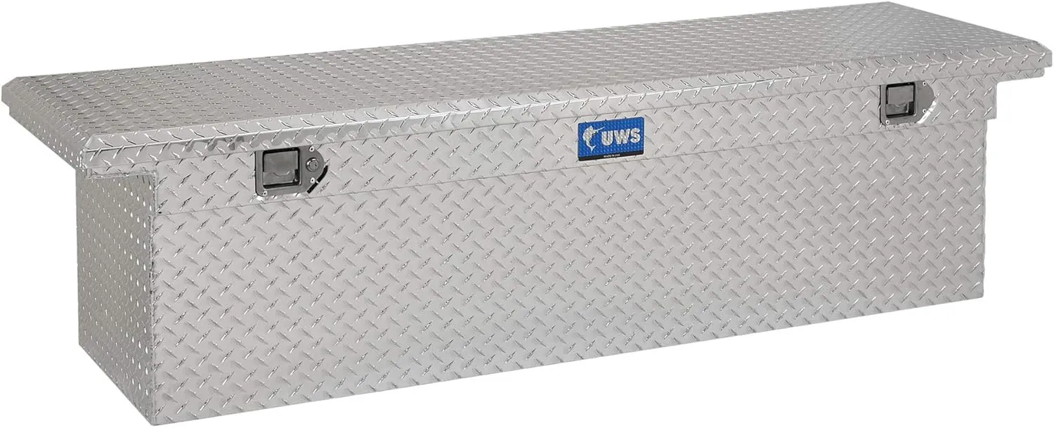 UWS EC10791 69-Inch Heavy-Wall Aluminum Deep Truck Tool Box with Low Profile, RigidCore Lid