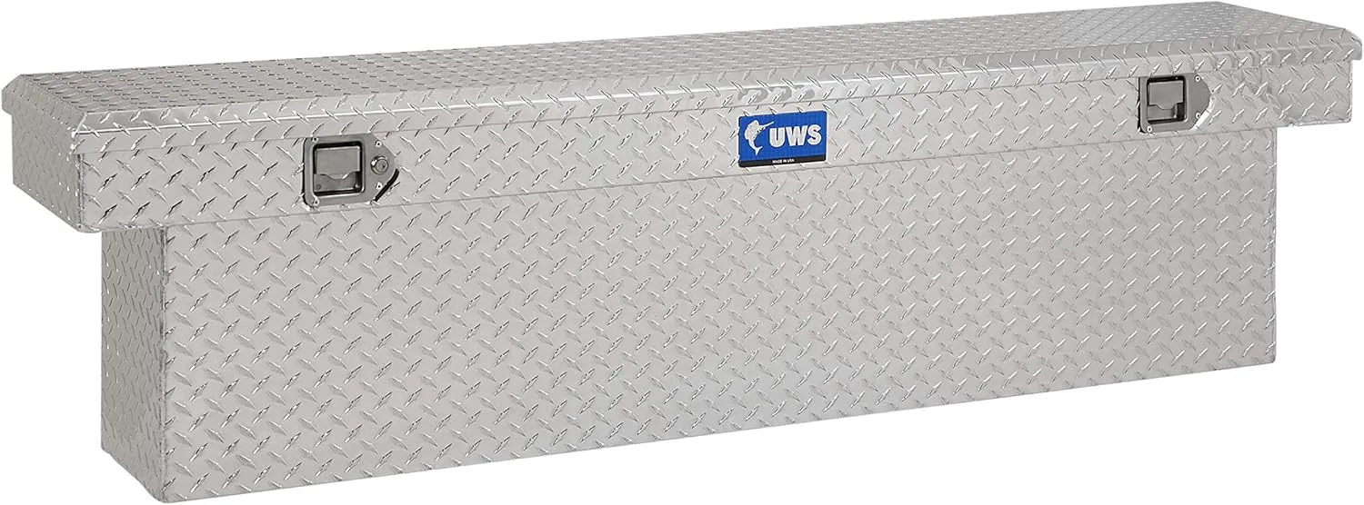 UWS TBSD-69-SL Single Lid Slim Line Aluminum Toolbox with Beveled Insulated Lid