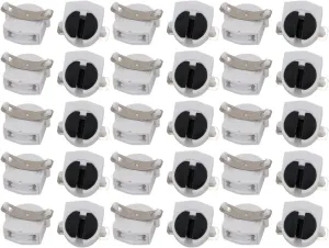 uxcell 30Pcs T5 Fluorescent Light Holder G5 Base Single Head Tombstone Lamp Socket AC 500V 2A for LED Fluorescent Tube