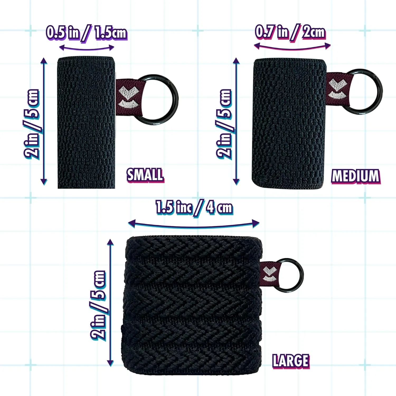 Vape Holder, Perfect Fit, Lanyard and Wristband, High-Strength Elastic Holder, 1 Pcs Elastic Holder (Lanyard, Slim Black, Small)