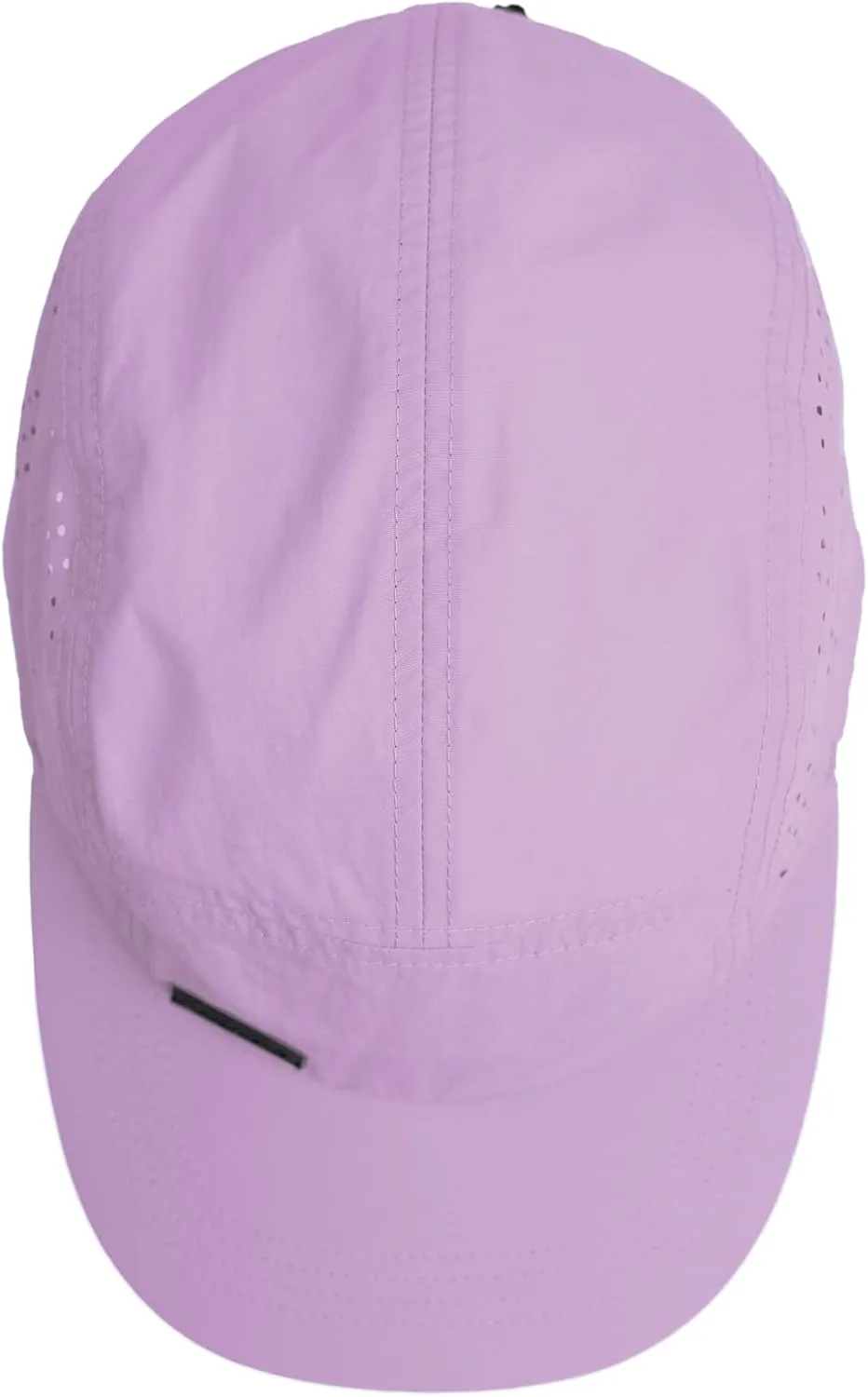 Vista Hat, Lightweight Nylon 5 Panel Cap with Snap Closure and Laser-Cut Ventilation