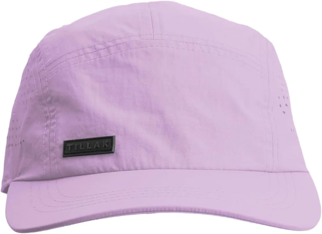 Vista Hat, Lightweight Nylon 5 Panel Cap with Snap Closure and Laser-Cut Ventilation