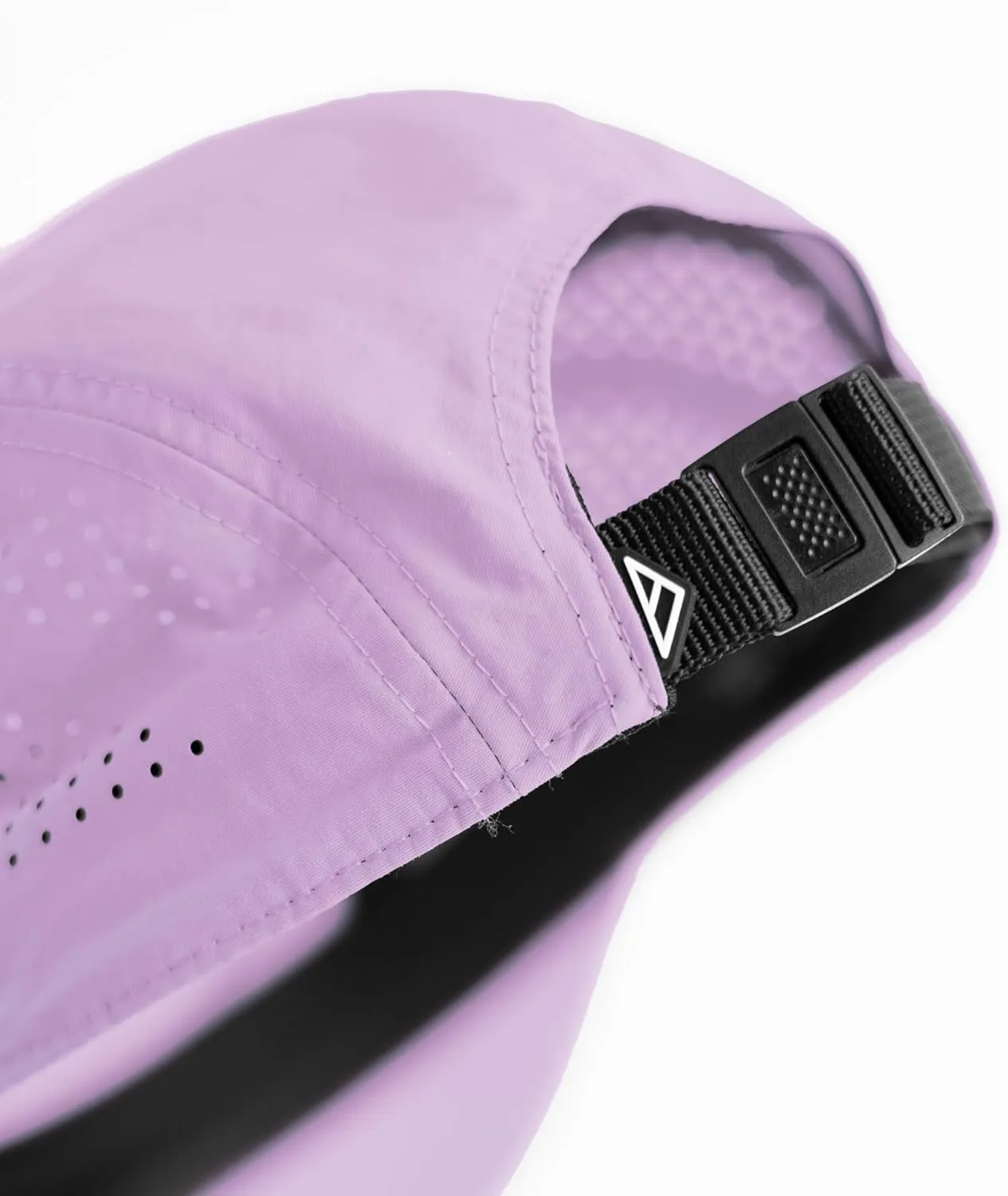 Vista Hat, Lightweight Nylon 5 Panel Cap with Snap Closure and Laser-Cut Ventilation