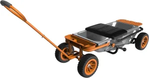 WORX Aerocart 8-in-1 Wheelbarrow / Yard Cart / Dolly   Attachable Wagon Kit