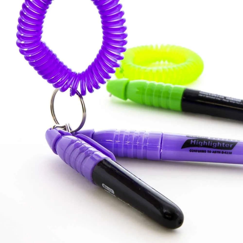 Wrist Coil w/ Key Holder (2/Pack)