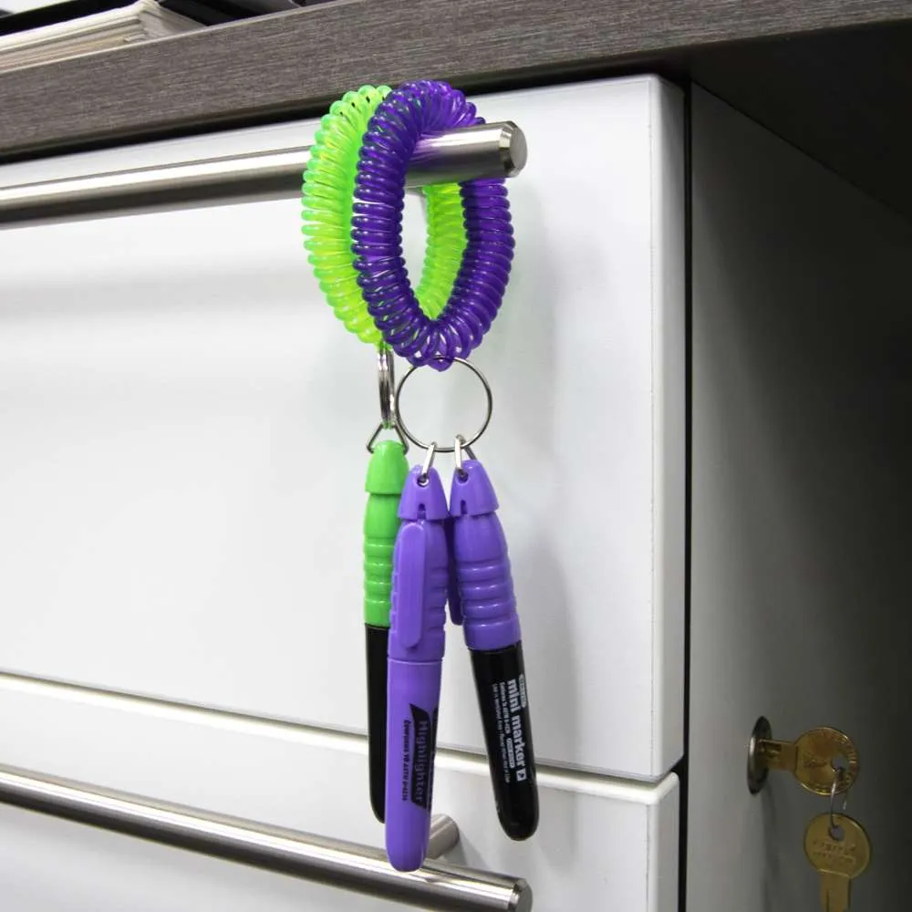 Wrist Coil w/ Key Holder (2/Pack)