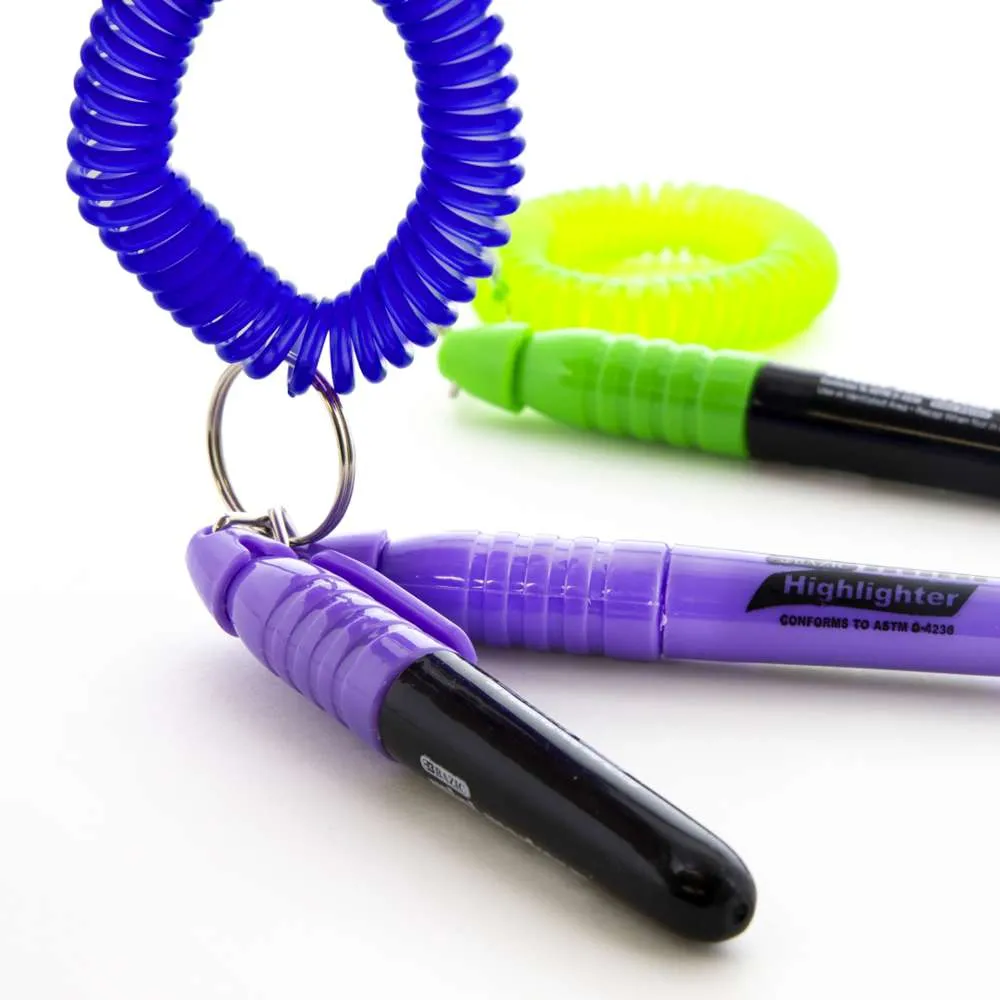 Wrist Coil w/ Key Holder (5/Pack)