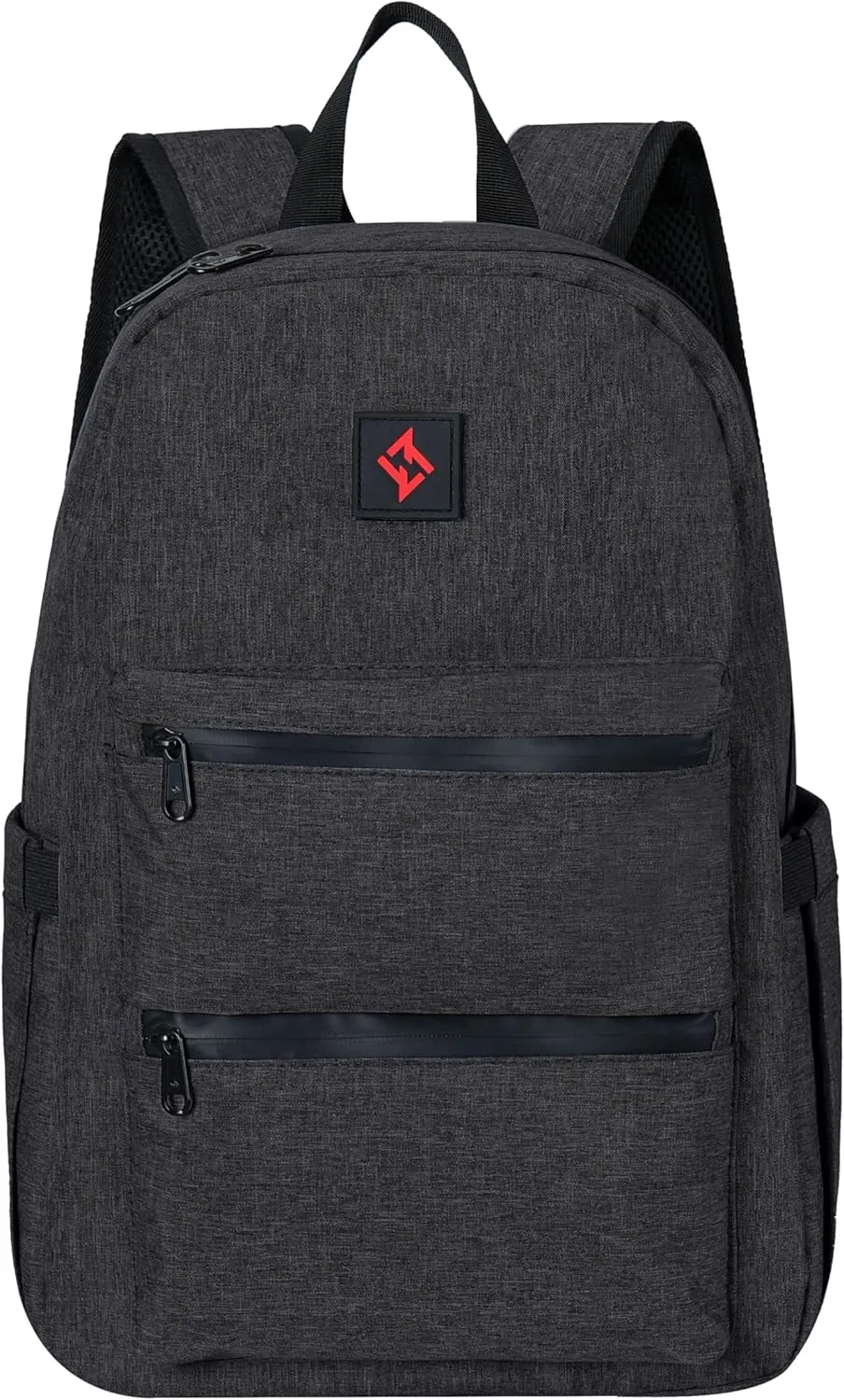 zazzy Smell Proof Backpack Lockable Carbon Fiber Odor Proof Backpack, Backpack with Lock, Travel Backpack Daypack Black
