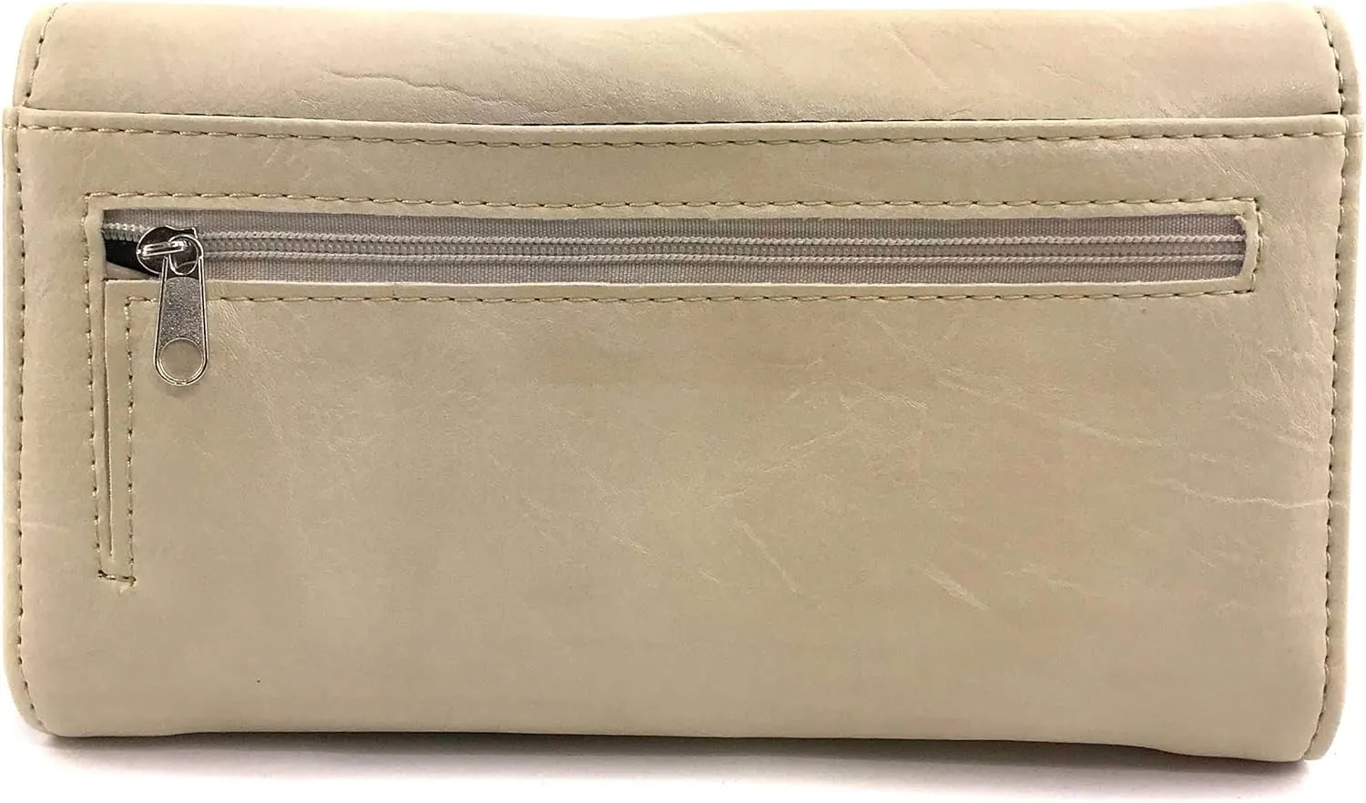 Zelris Faith Love Hope Cross Angel Wing Bible Women Crossbody Trifold Wallet
