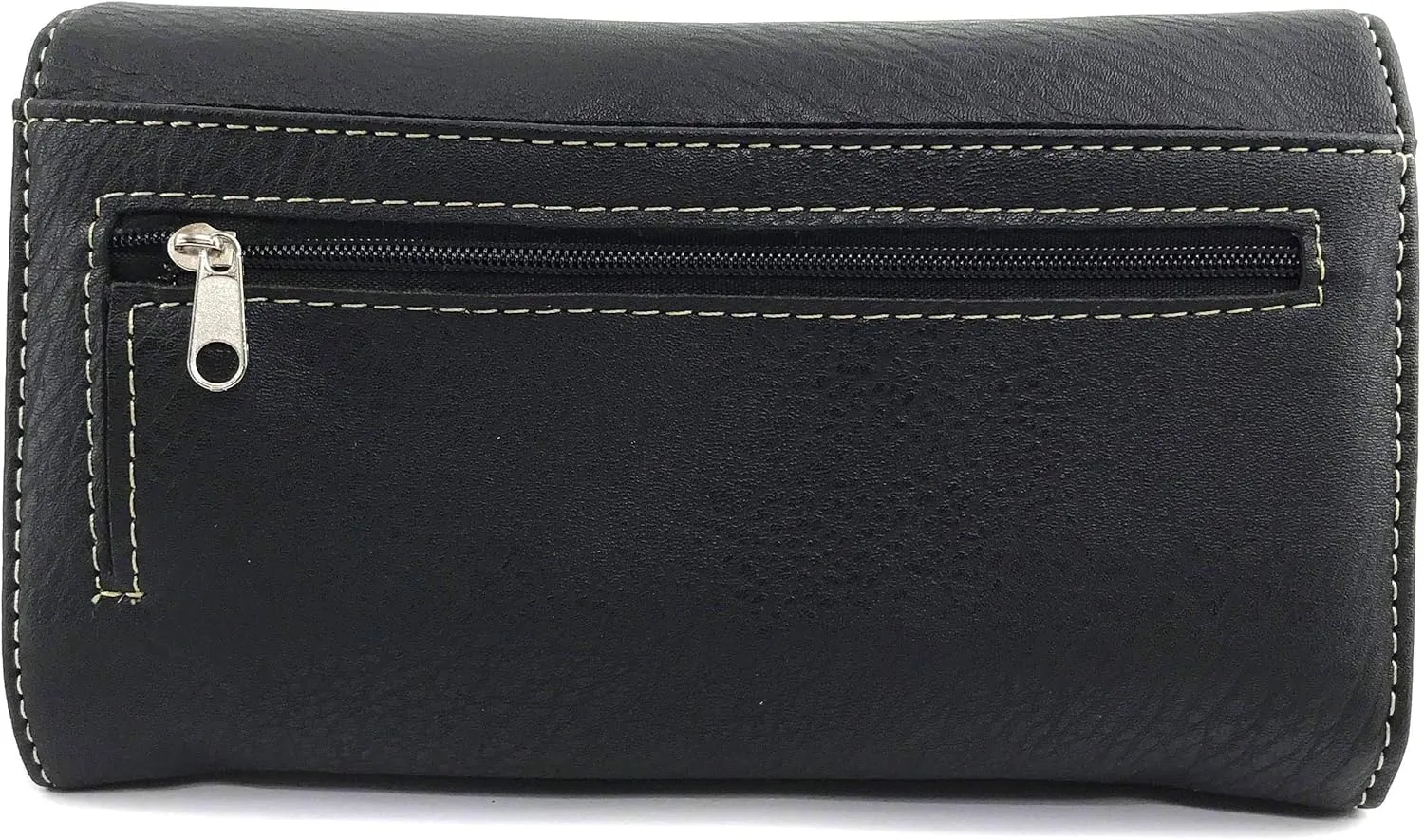 Zelris Western Cross Daisy Flower Women Crossbody Wrist Trifold Wallet
